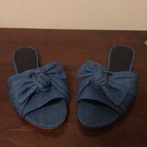 Tory Burch Denim Sandals